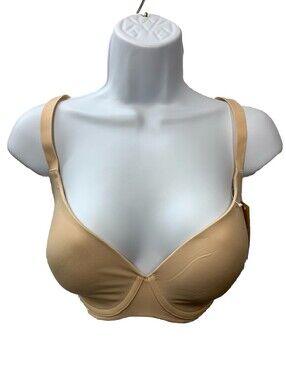 Tshirt Bras Full Coverage Plus Size Underwire Lightly Lined Seamless Bra Sz 38DD